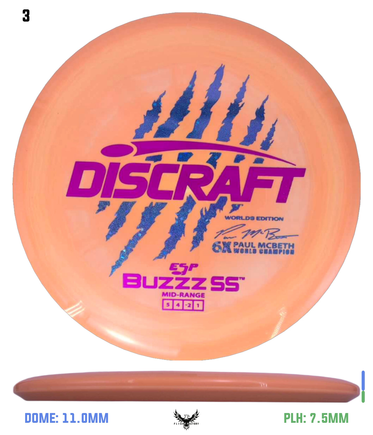 Discraft Paul McBeth 6 Claw ESP Buzzz SS - 2026 Worlds Edition