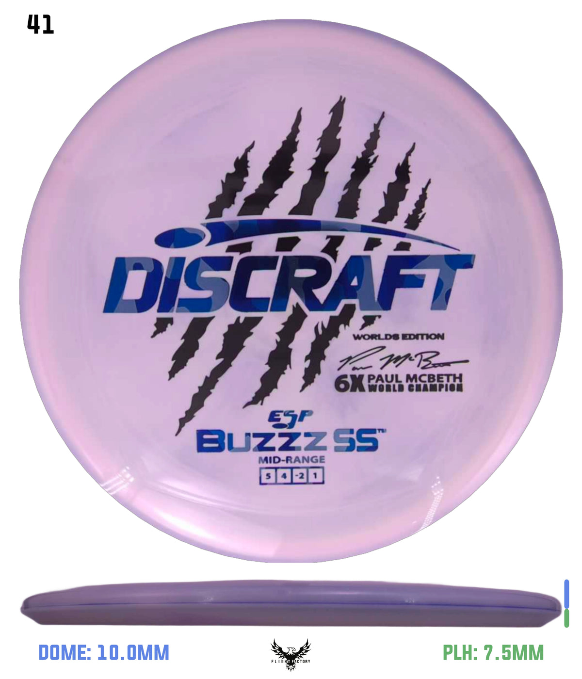 Discraft Paul McBeth 6 Claw ESP Buzzz SS - 2026 Worlds Edition