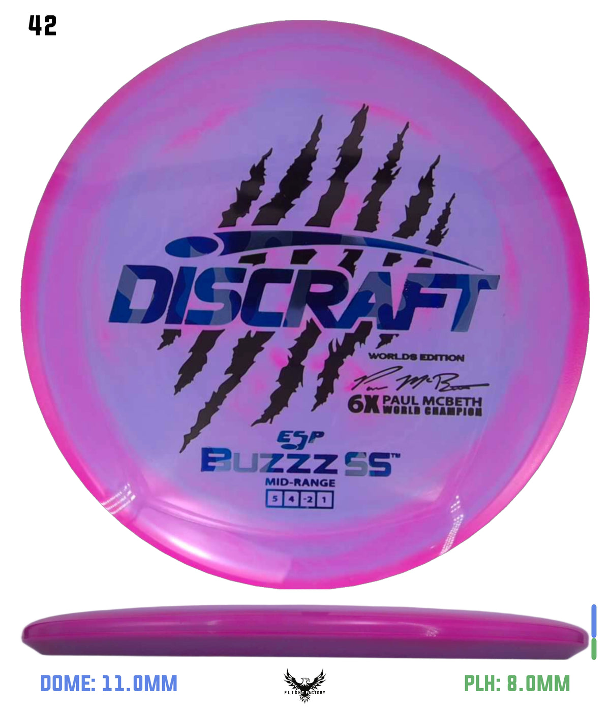 Discraft Paul McBeth 6 Claw ESP Buzzz SS - 2026 Worlds Edition