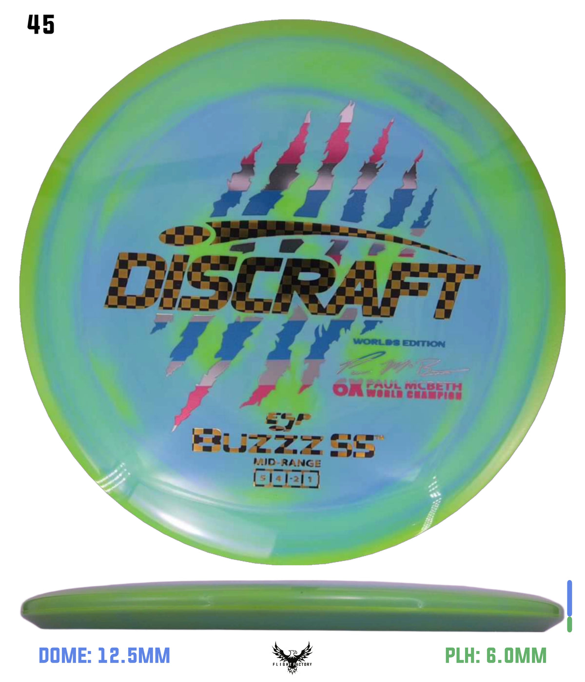 Discraft Paul McBeth 6 Claw ESP Buzzz SS - 2026 Worlds Edition