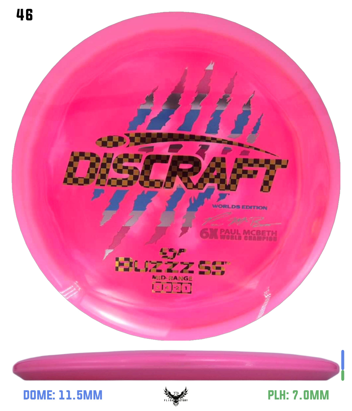 Discraft Paul McBeth 6 Claw ESP Buzzz SS - 2026 Worlds Edition