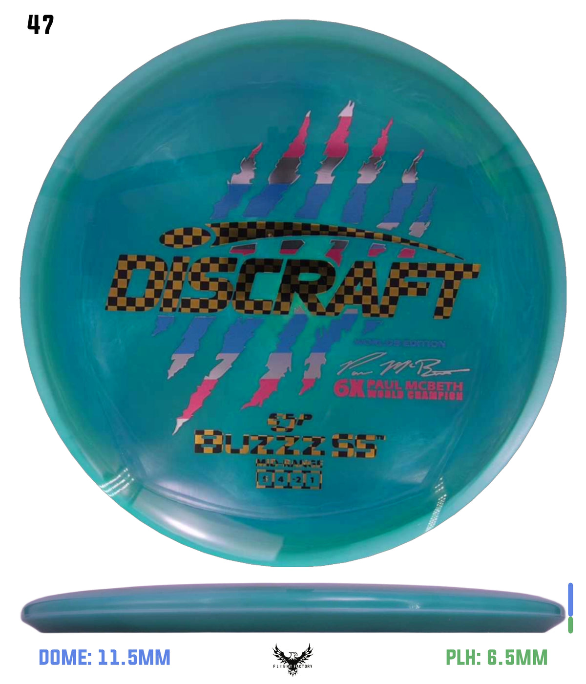 Discraft Paul McBeth 6 Claw ESP Buzzz SS - 2026 Worlds Edition