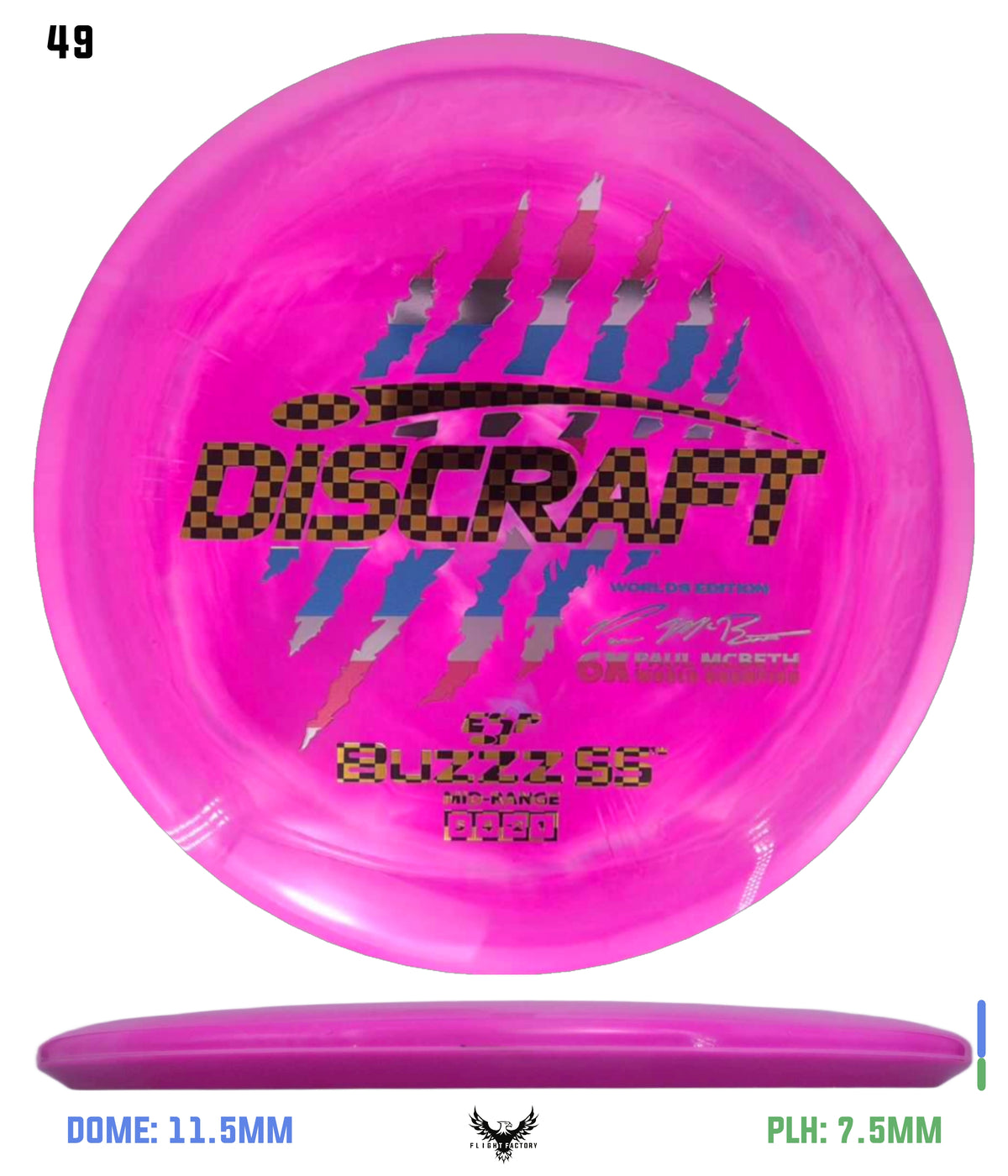Discraft Paul McBeth 6 Claw ESP Buzzz SS - 2026 Worlds Edition