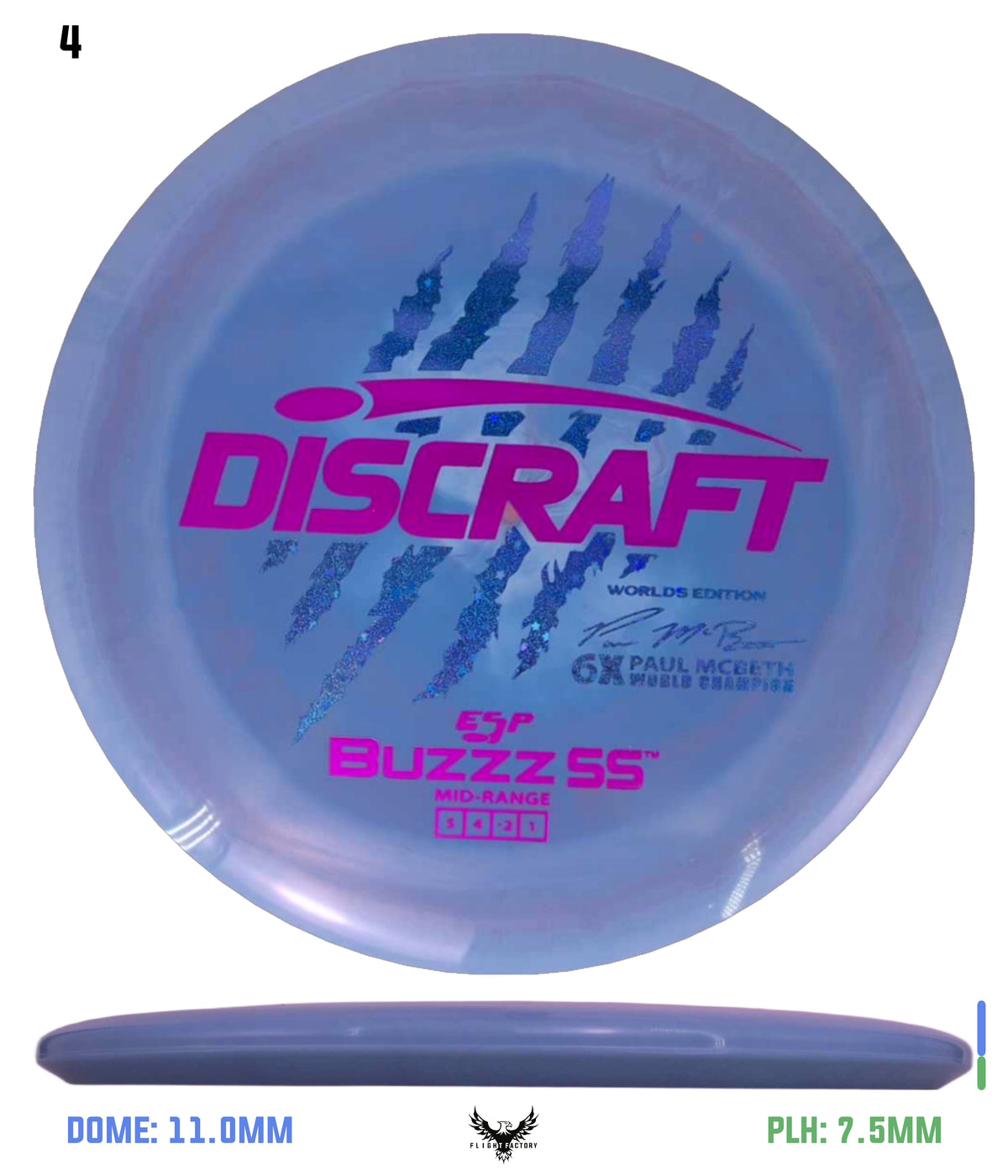 Discraft Paul McBeth 6 Claw ESP Buzzz SS - 2026 Worlds Edition