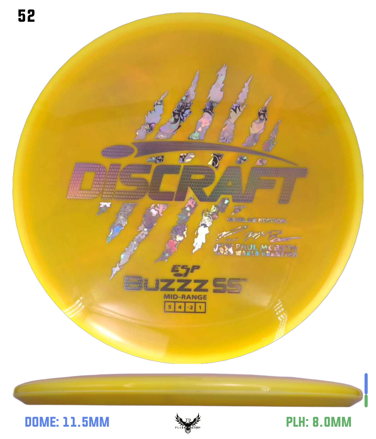 Discraft Paul McBeth 6 Claw ESP Buzzz SS - 2026 Worlds Edition