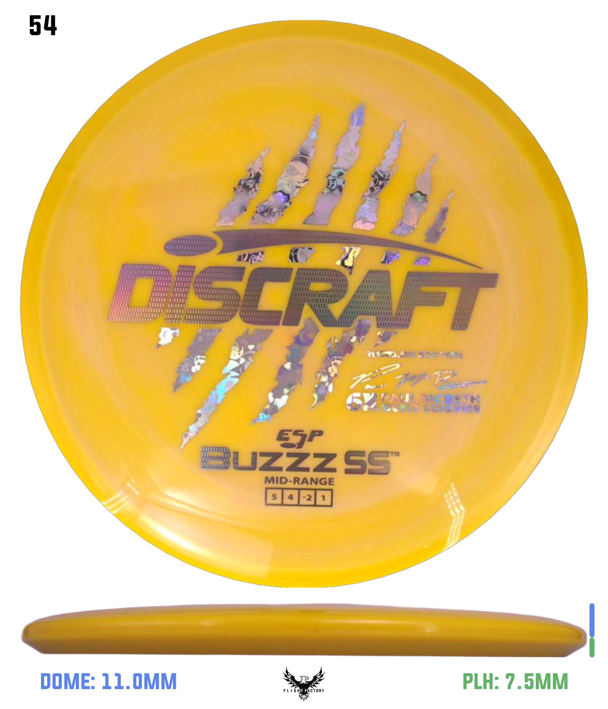 Discraft Paul McBeth 6 Claw ESP Buzzz SS - 2026 Worlds Edition