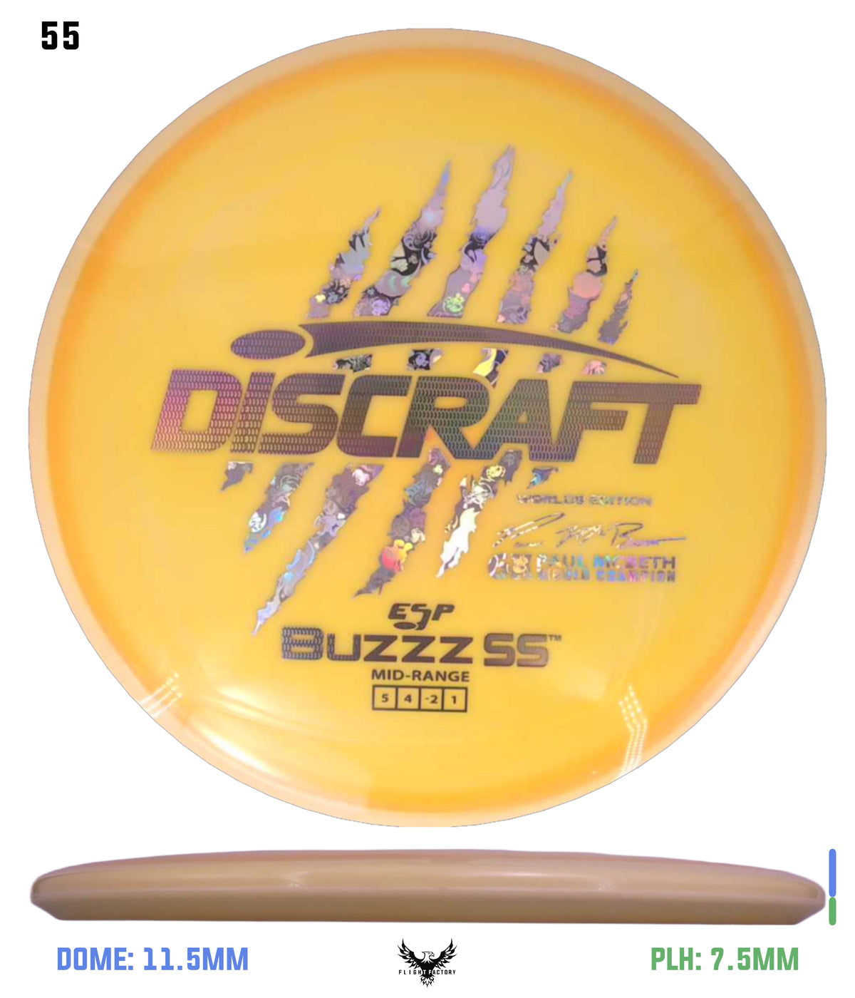 Discraft Paul McBeth 6 Claw ESP Buzzz SS - 2026 Worlds Edition