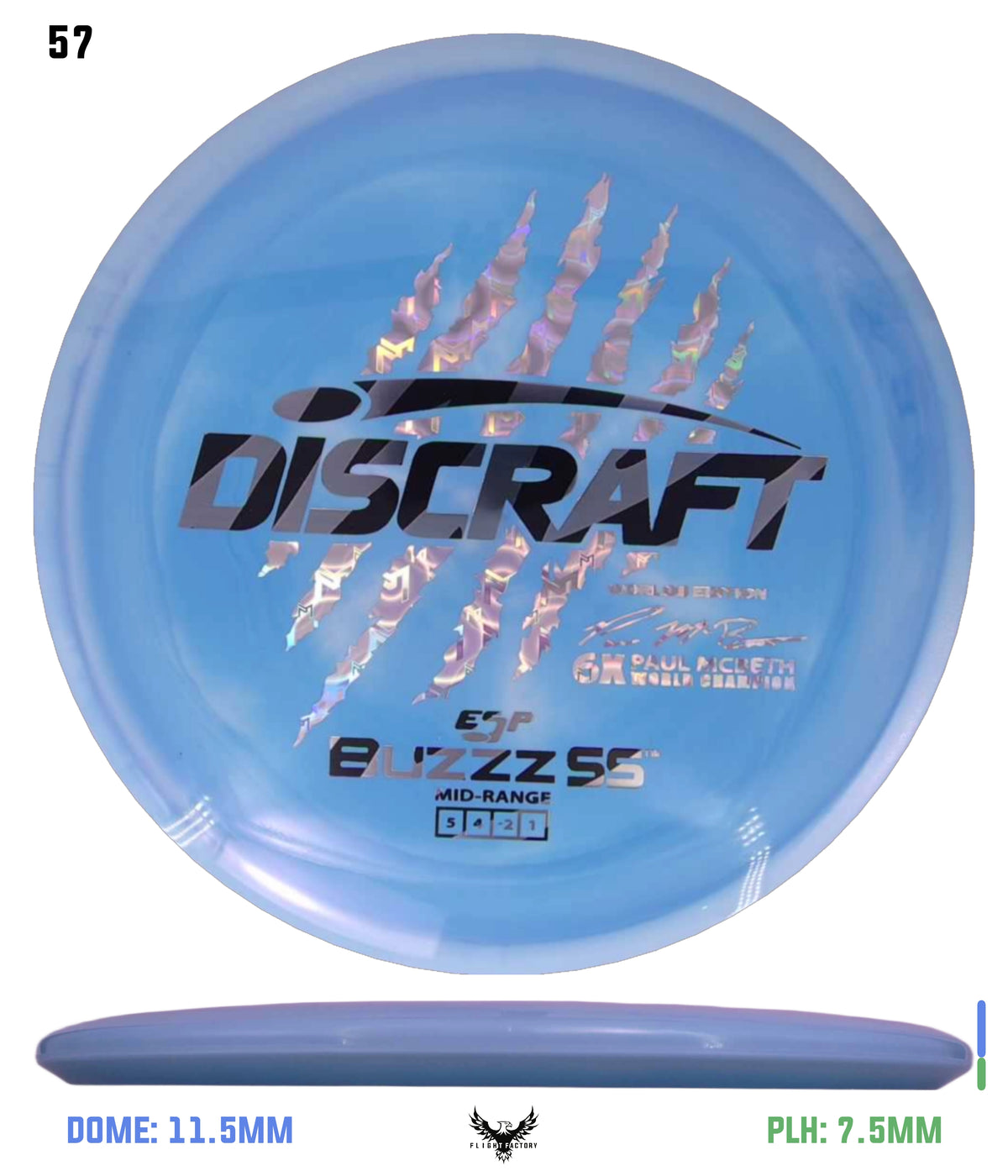 Discraft Paul McBeth 6 Claw ESP Buzzz SS - 2026 Worlds Edition