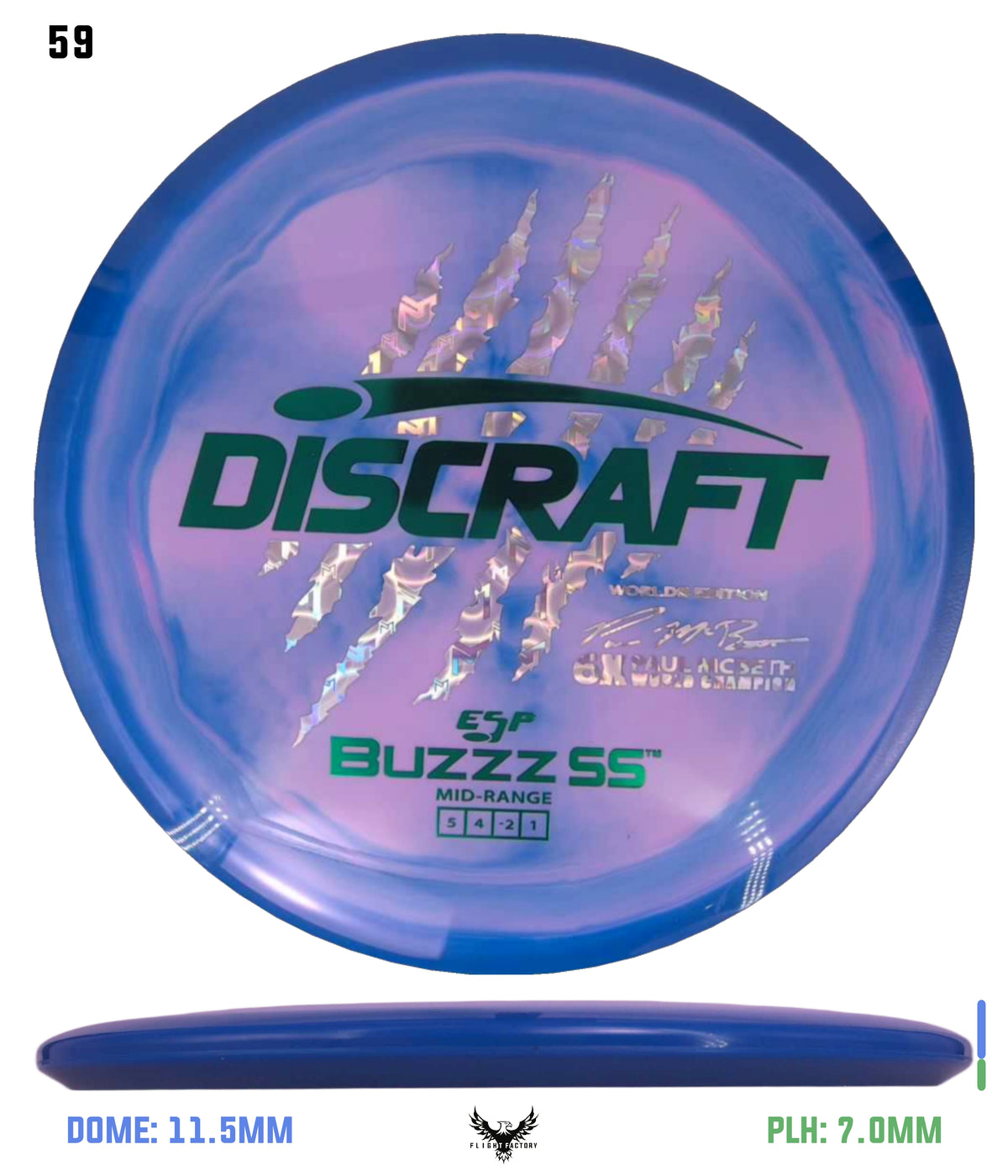 Discraft Paul McBeth 6 Claw ESP Buzzz SS - 2026 Worlds Edition
