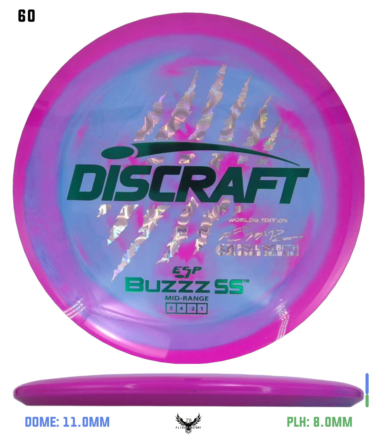 Discraft Paul McBeth 6 Claw ESP Buzzz SS - 2026 Worlds Edition