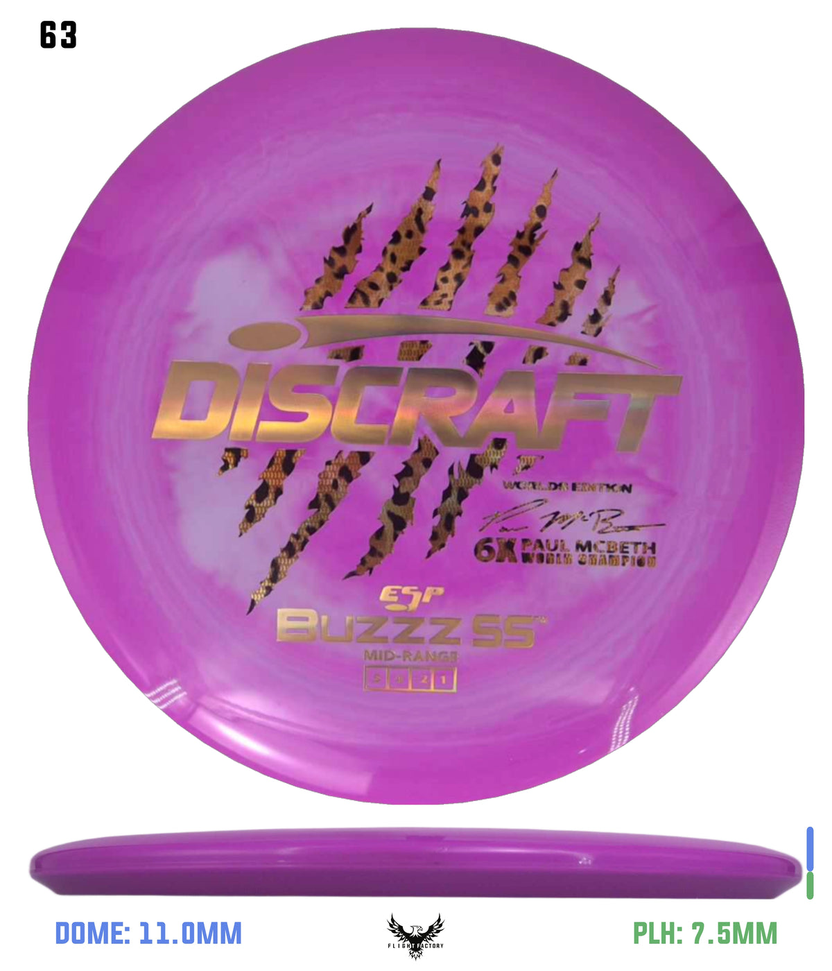 Discraft Paul McBeth 6 Claw ESP Buzzz SS - 2026 Worlds Edition