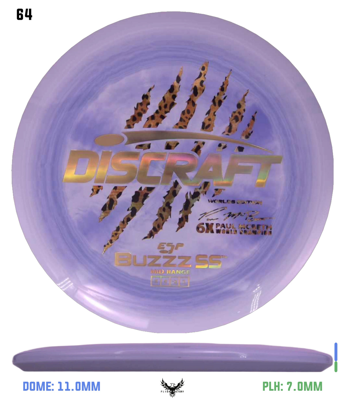 Discraft Paul McBeth 6 Claw ESP Buzzz SS - 2026 Worlds Edition