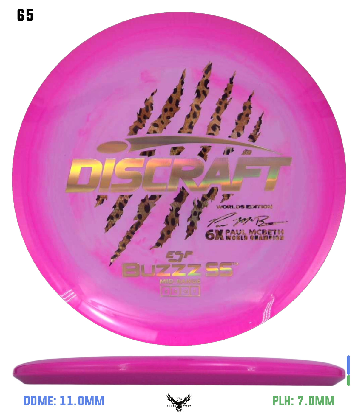 Discraft Paul McBeth 6 Claw ESP Buzzz SS - 2026 Worlds Edition