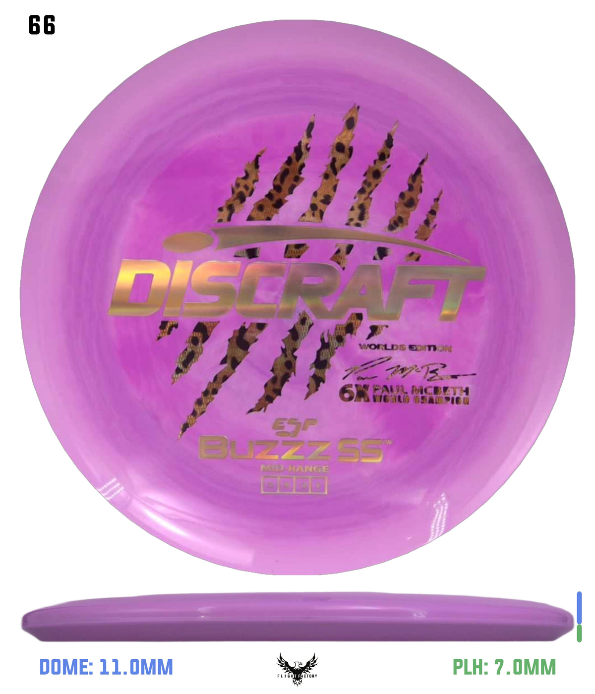 Discraft Paul McBeth 6 Claw ESP Buzzz SS - 2026 Worlds Edition