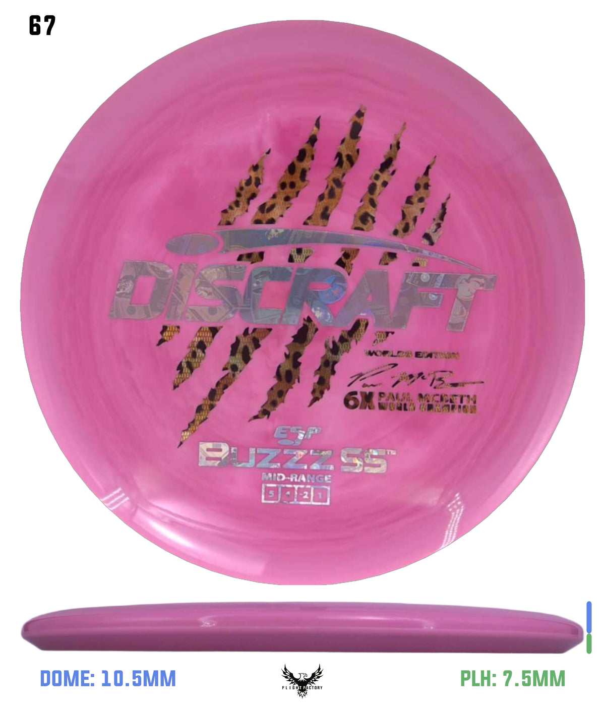 Discraft Paul McBeth 6 Claw ESP Buzzz SS - 2026 Worlds Edition