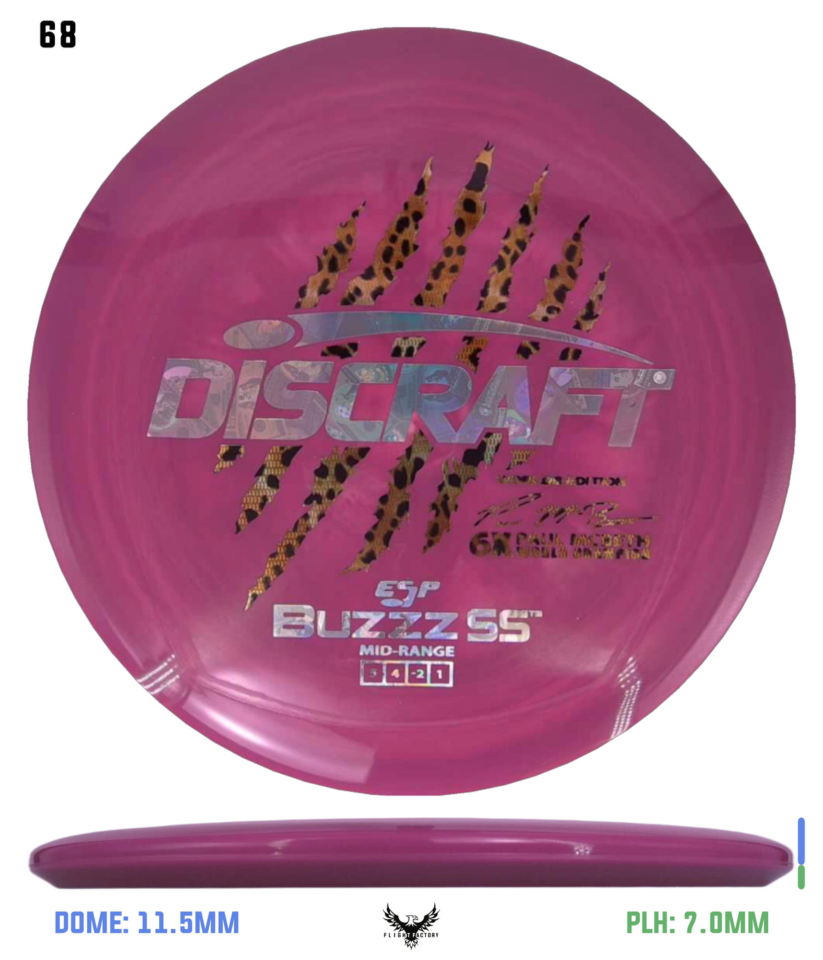 Discraft Paul McBeth 6 Claw ESP Buzzz SS - 2026 Worlds Edition