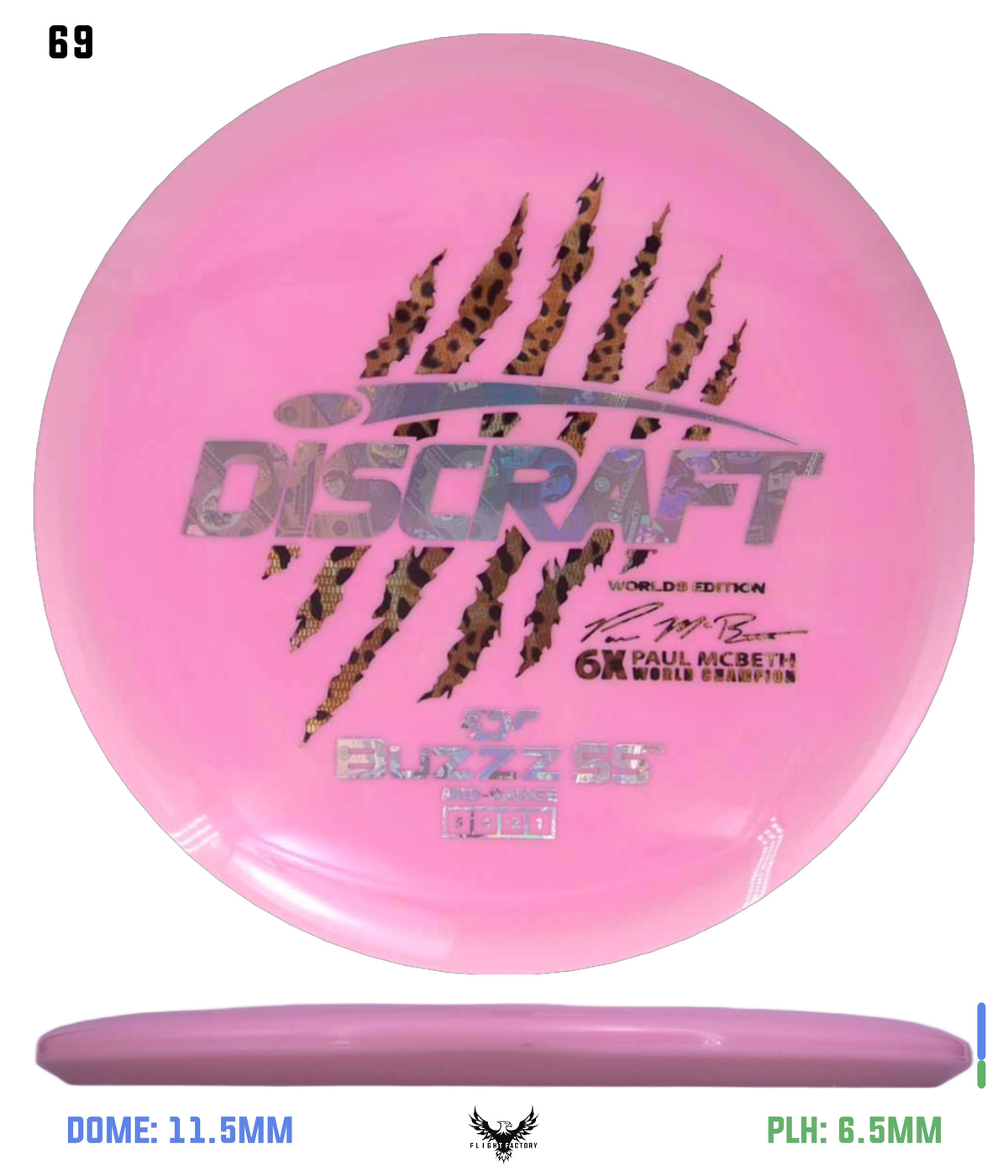Discraft Paul McBeth 6 Claw ESP Buzzz SS - 2026 Worlds Edition