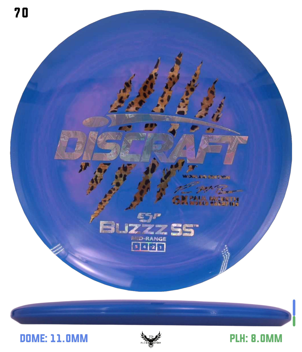 Discraft Paul McBeth 6 Claw ESP Buzzz SS - 2026 Worlds Edition