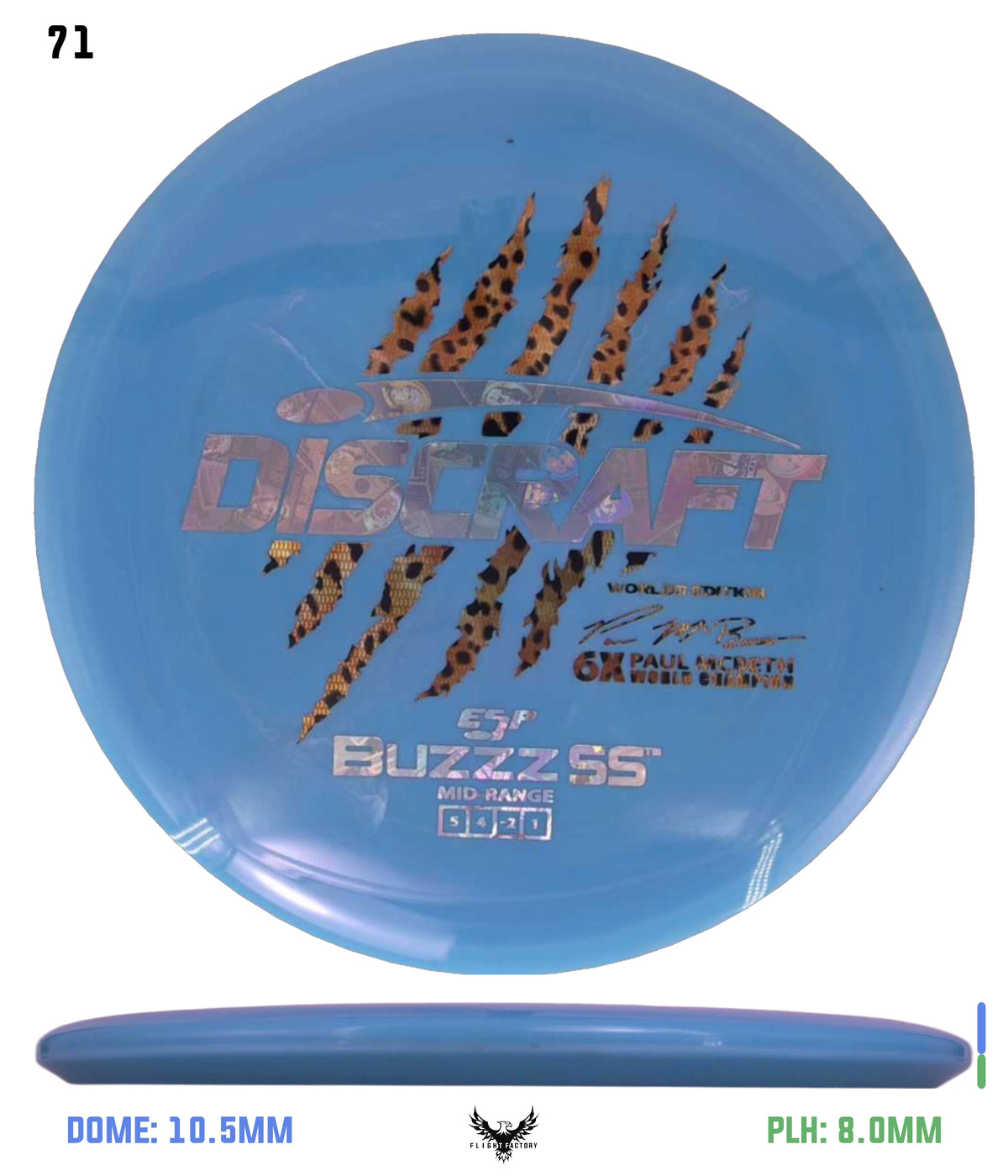 Discraft Paul McBeth 6 Claw ESP Buzzz SS - 2026 Worlds Edition
