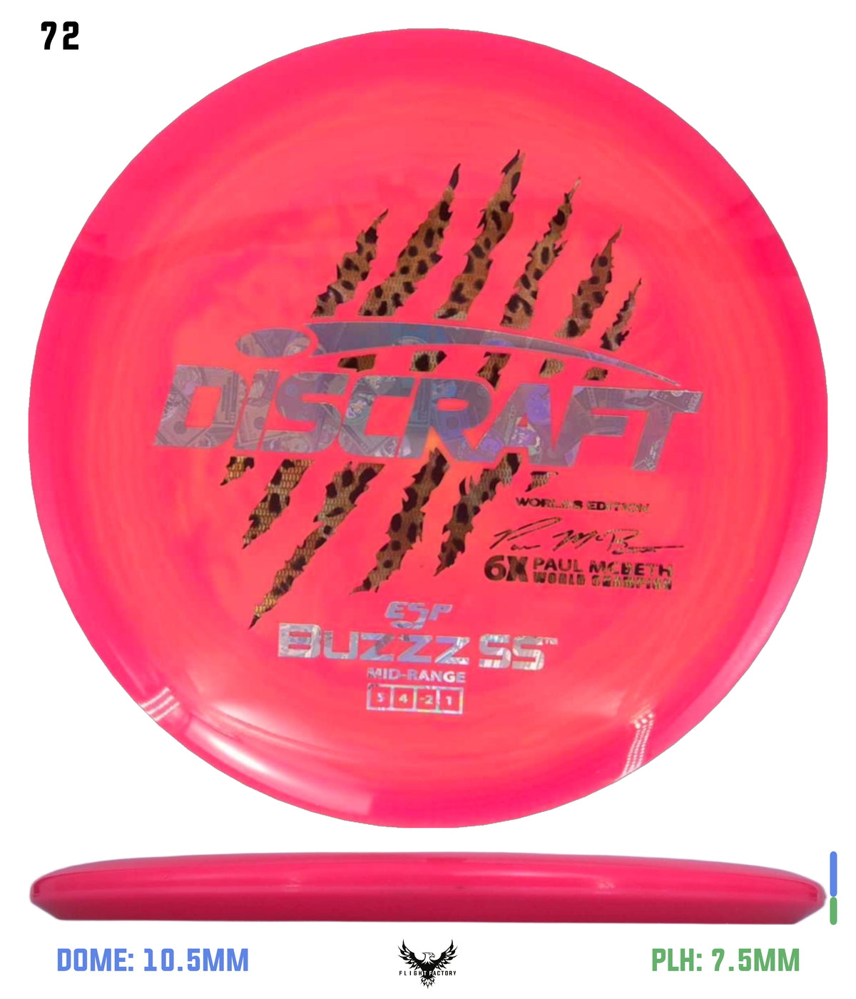 Discraft Paul McBeth 6 Claw ESP Buzzz SS - 2026 Worlds Edition