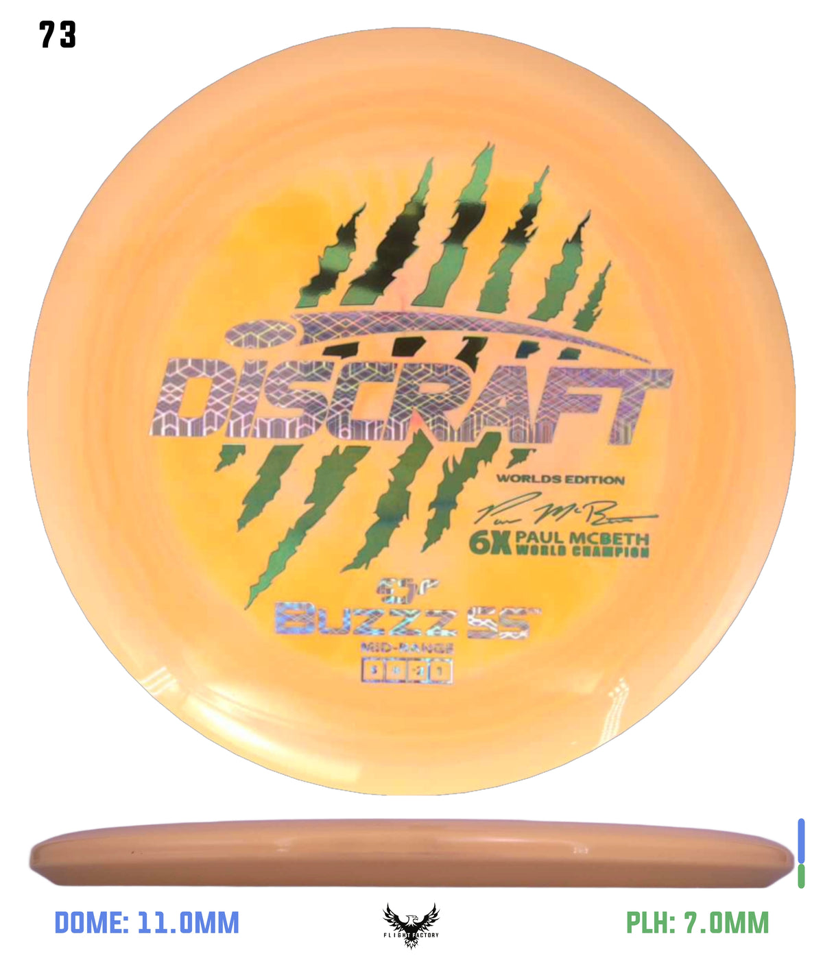 Discraft Paul McBeth 6 Claw ESP Buzzz SS - 2026 Worlds Edition