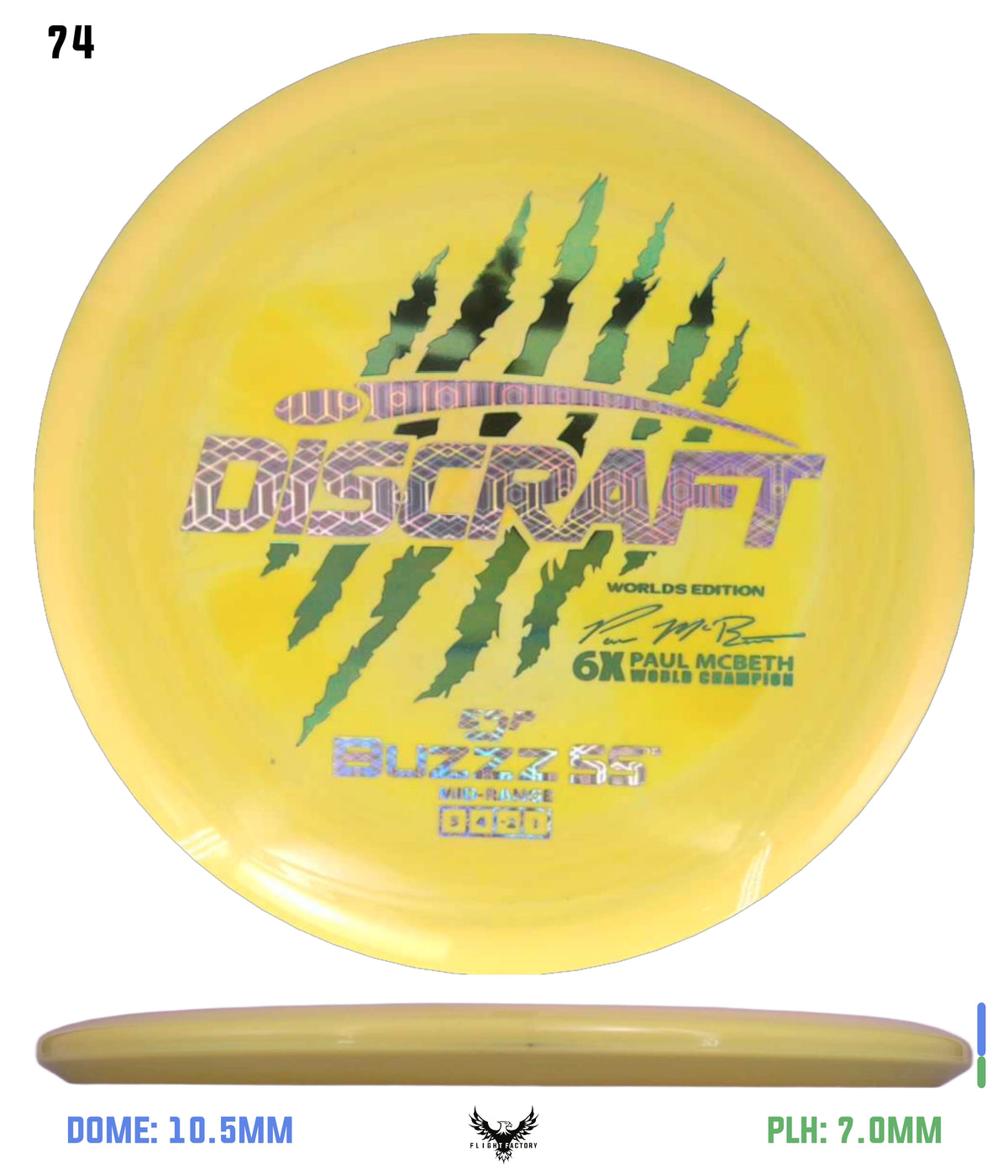 Discraft Paul McBeth 6 Claw ESP Buzzz SS - 2026 Worlds Edition