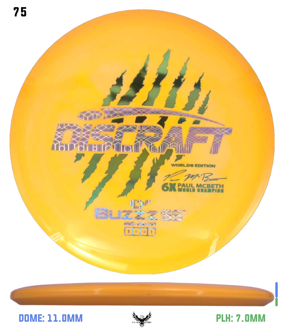 Discraft Paul McBeth 6 Claw ESP Buzzz SS - 2026 Worlds Edition