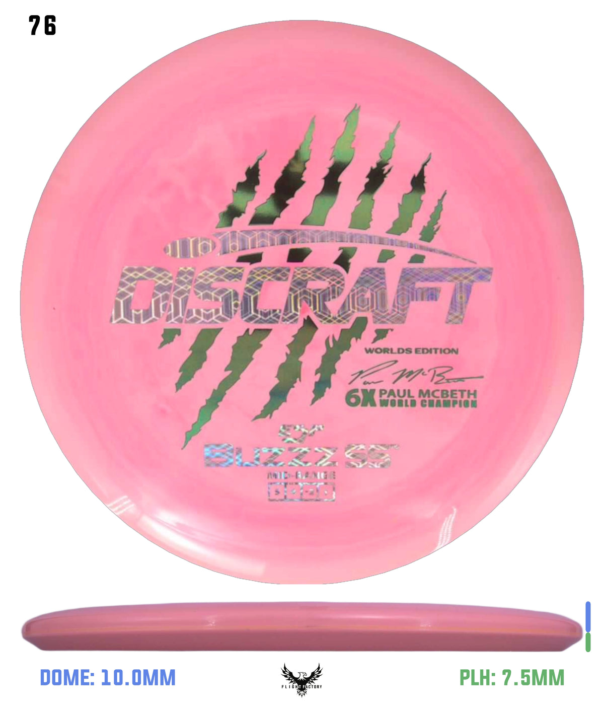 Discraft Paul McBeth 6 Claw ESP Buzzz SS - 2026 Worlds Edition