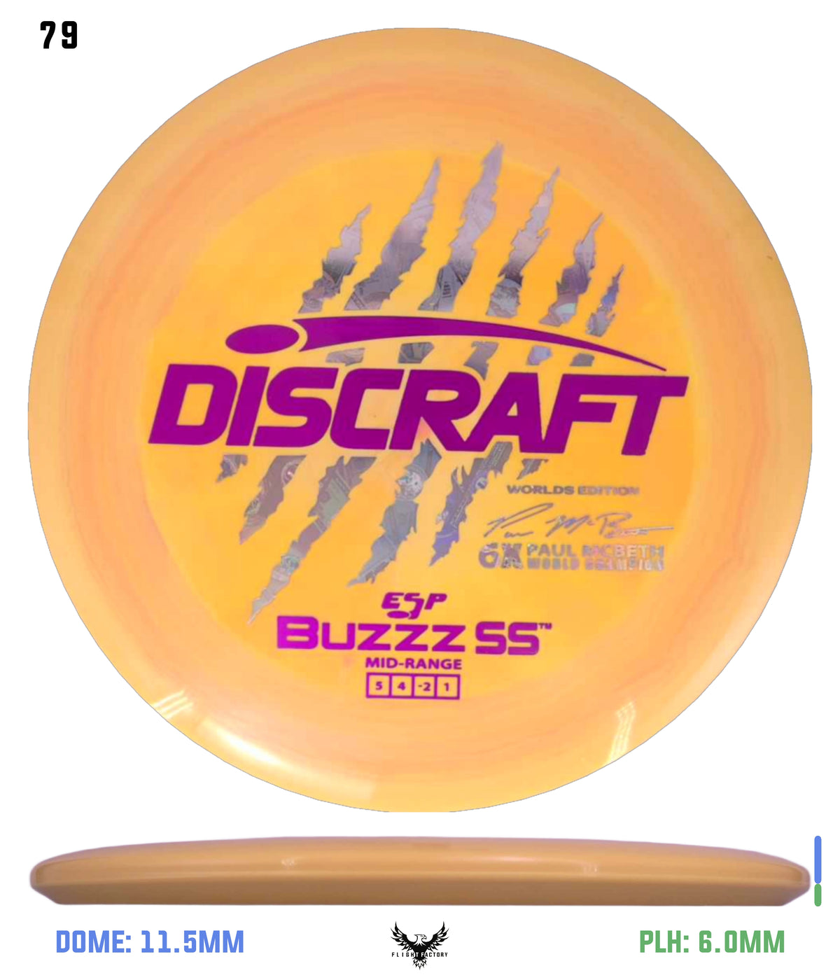 Discraft Paul McBeth 6 Claw ESP Buzzz SS - 2026 Worlds Edition