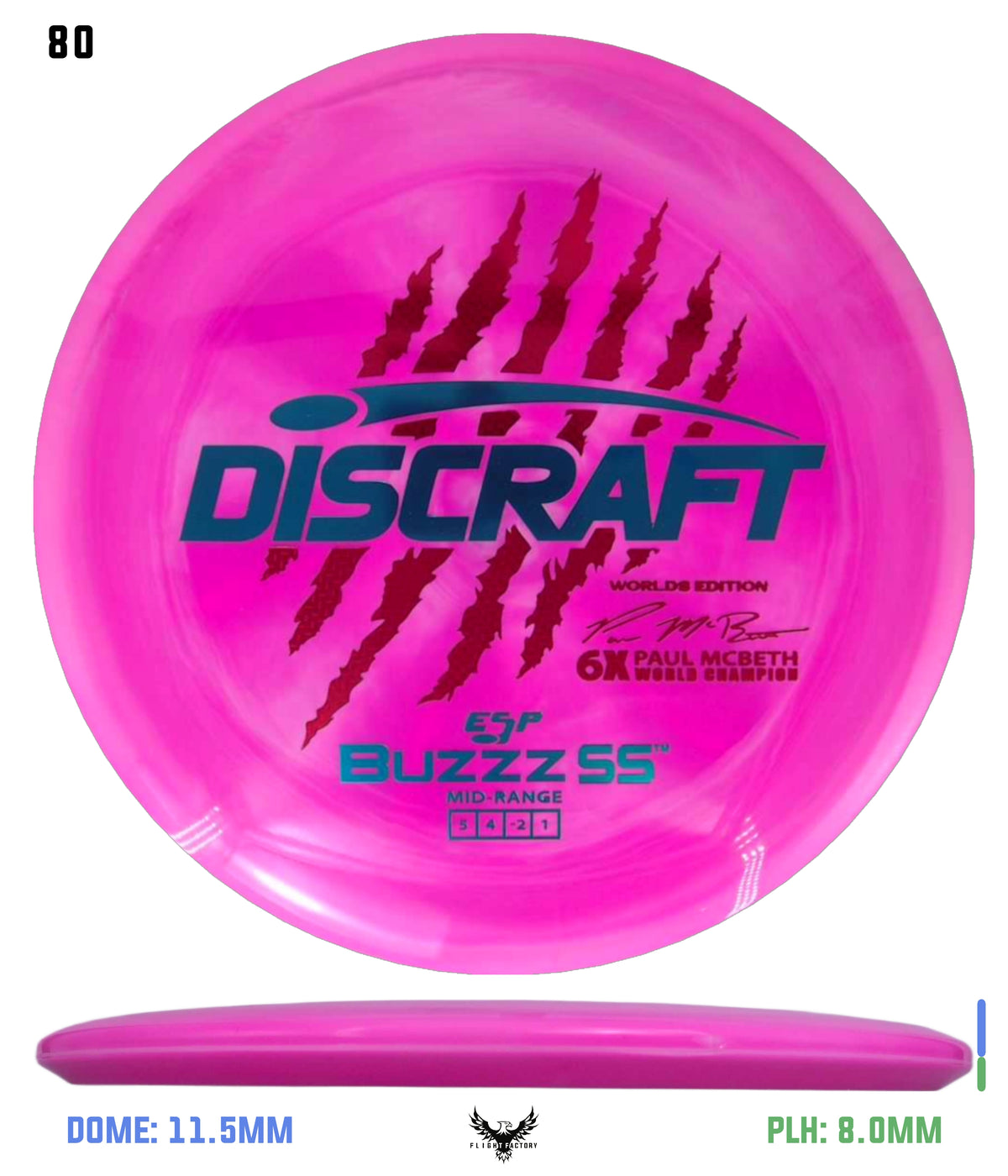 Discraft Paul McBeth 6 Claw ESP Buzzz SS - 2026 Worlds Edition
