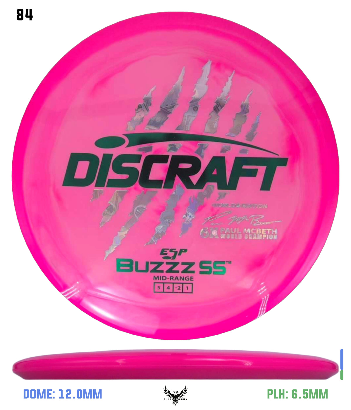 Discraft Paul McBeth 6 Claw ESP Buzzz SS - 2026 Worlds Edition