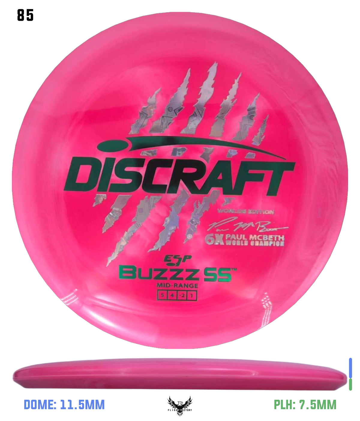 Discraft Paul McBeth 6 Claw ESP Buzzz SS - 2026 Worlds Edition