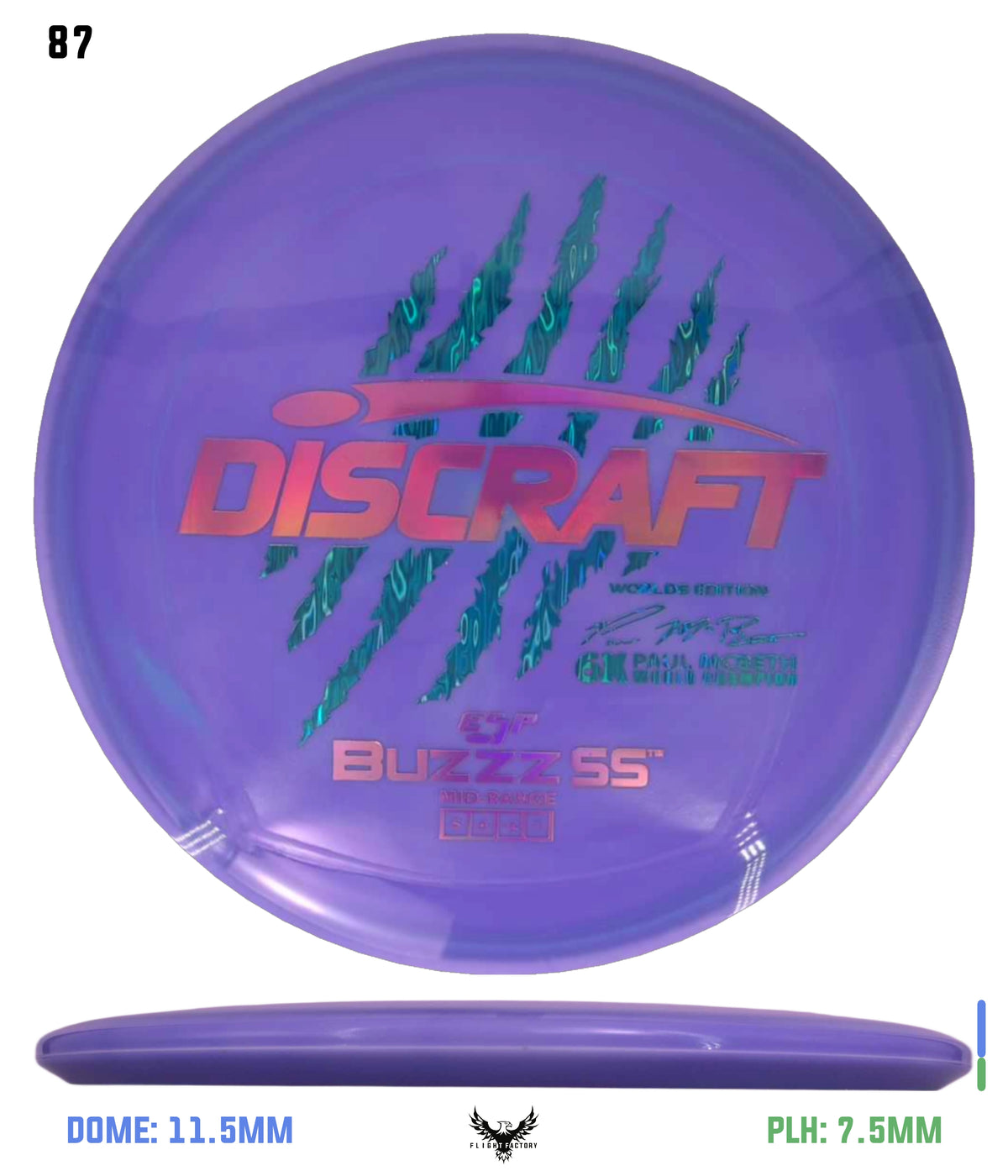 Discraft Paul McBeth 6 Claw ESP Buzzz SS - 2026 Worlds Edition