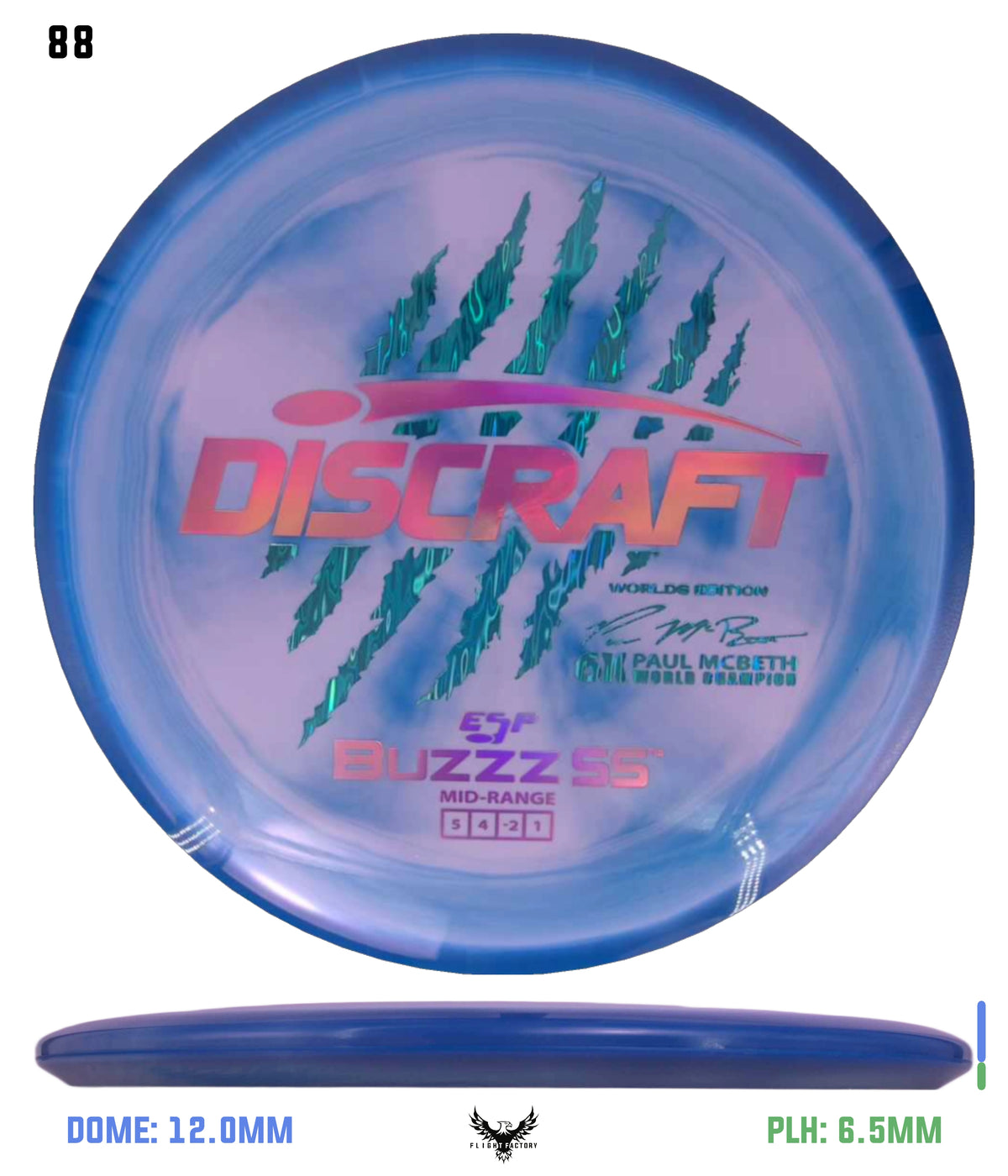 Discraft Paul McBeth 6 Claw ESP Buzzz SS - 2026 Worlds Edition