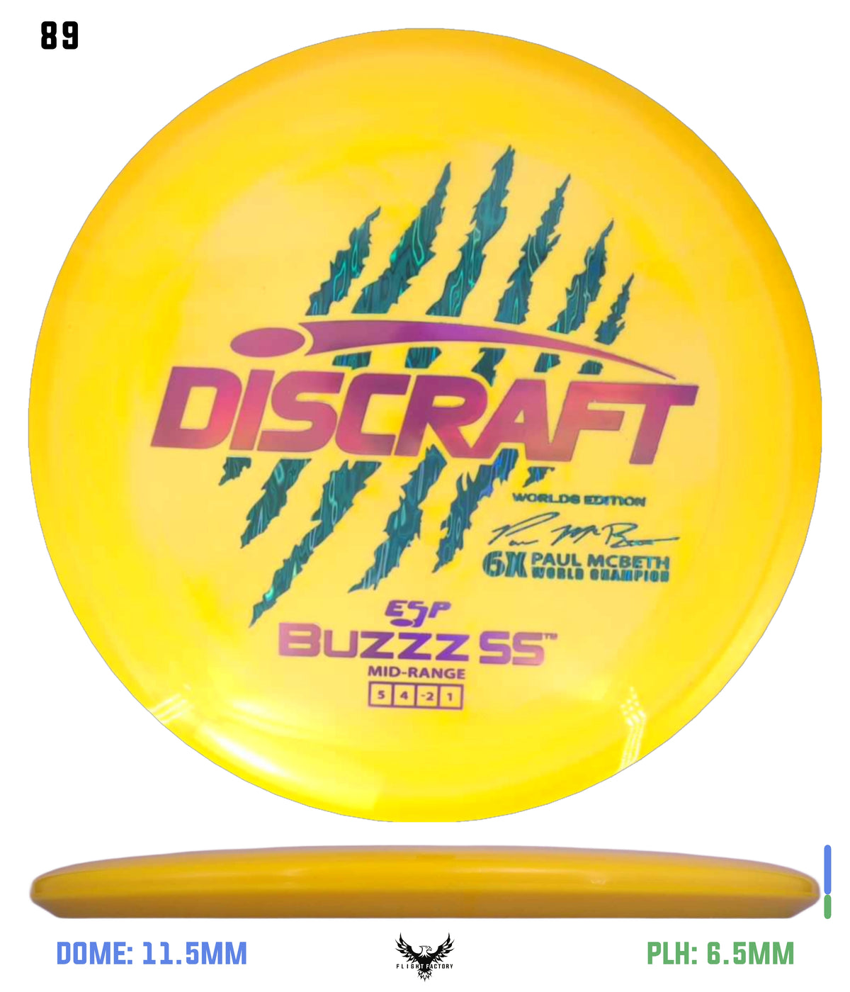 Discraft Paul McBeth 6 Claw ESP Buzzz SS - 2026 Worlds Edition