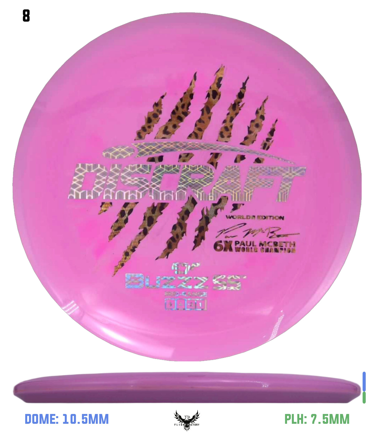 Discraft Paul McBeth 6 Claw ESP Buzzz SS - 2026 Worlds Edition