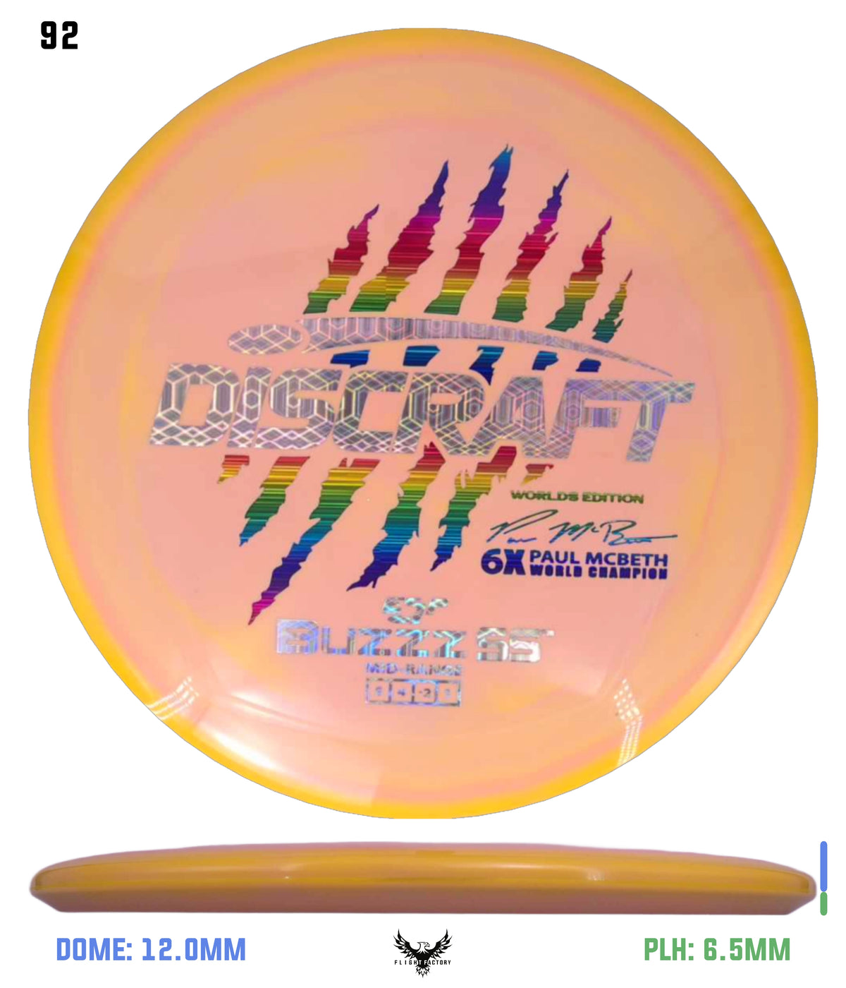 Discraft Paul McBeth 6 Claw ESP Buzzz SS - 2026 Worlds Edition
