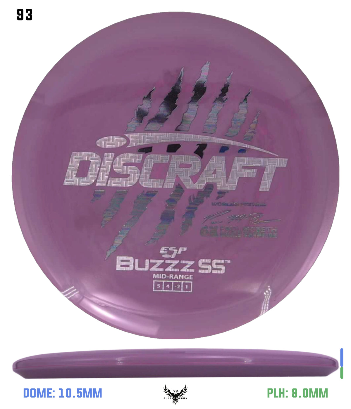 Discraft Paul McBeth 6 Claw ESP Buzzz SS - 2026 Worlds Edition