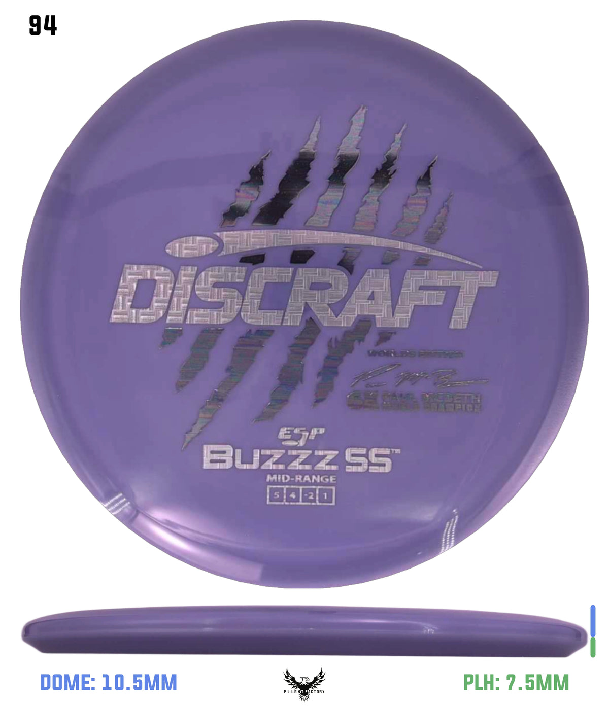 Discraft Paul McBeth 6 Claw ESP Buzzz SS - 2026 Worlds Edition