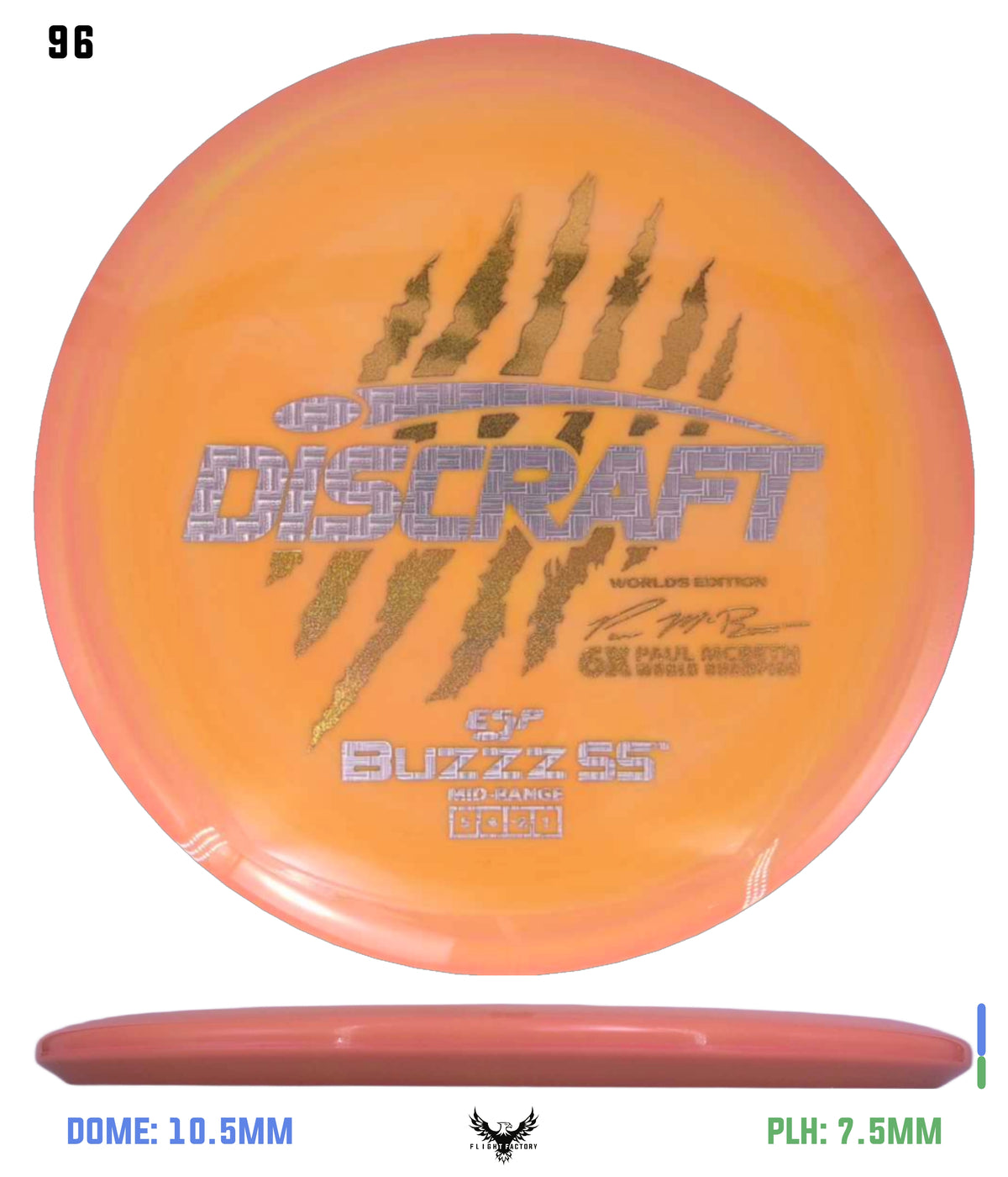 Discraft Paul McBeth 6 Claw ESP Buzzz SS - 2026 Worlds Edition