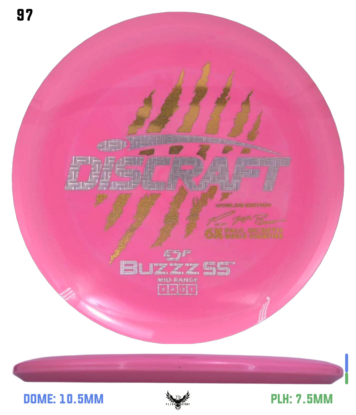 Discraft Paul McBeth 6 Claw ESP Buzzz SS - 2026 Worlds Edition