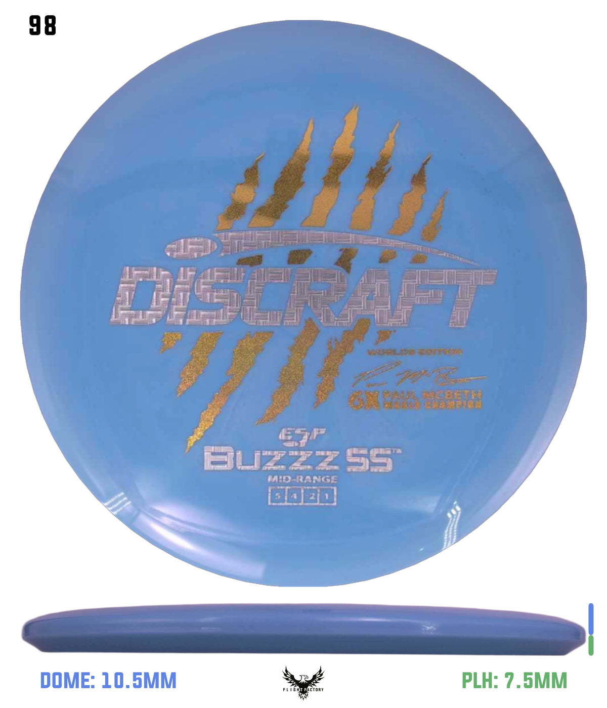 Discraft Paul McBeth 6 Claw ESP Buzzz SS - 2026 Worlds Edition