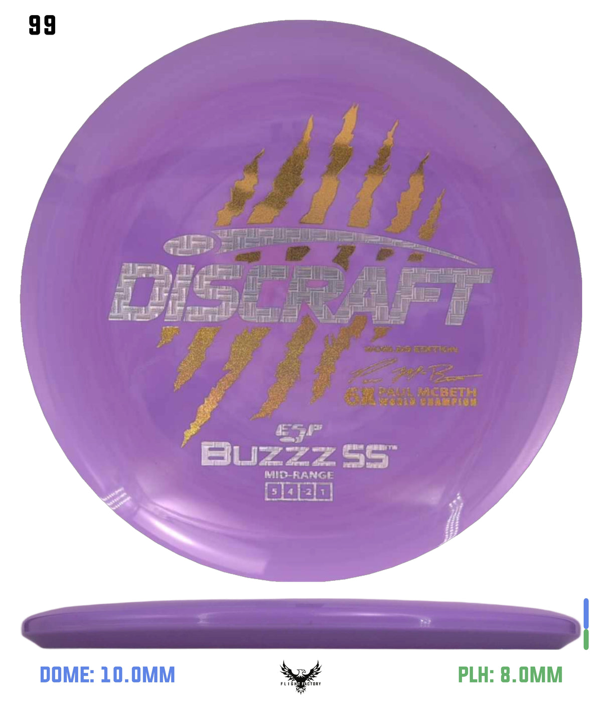 Discraft Paul McBeth 6 Claw ESP Buzzz SS - 2026 Worlds Edition
