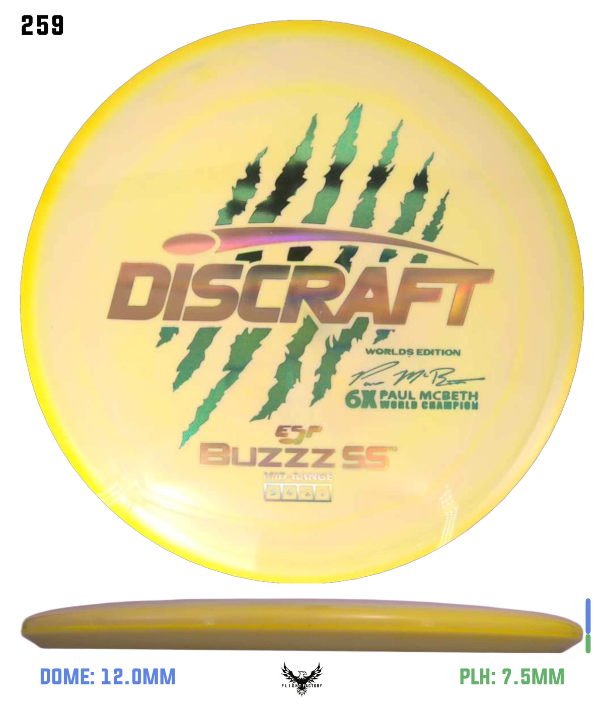 Discraft Paul McBeth 6 Claw ESP Buzzz SS - 2026 Worlds Edition (Page 2)