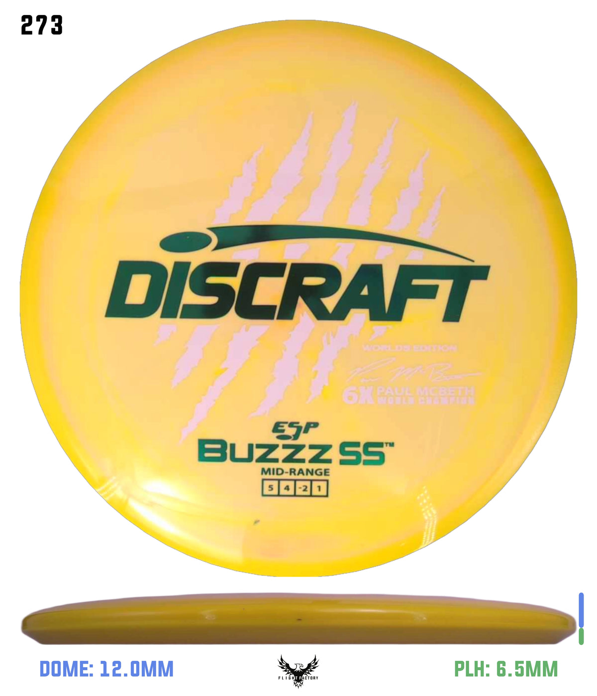 Discraft Paul McBeth 6 Claw ESP Buzzz SS - 2026 Worlds Edition (Page 2)