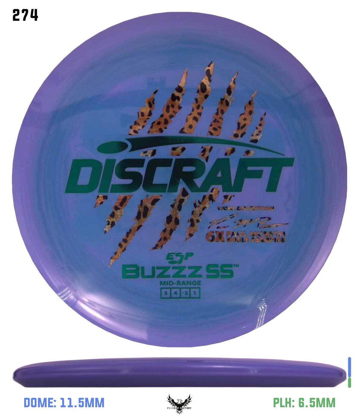 Discraft Paul McBeth 6 Claw ESP Buzzz SS - 2026 Worlds Edition (Page 2)