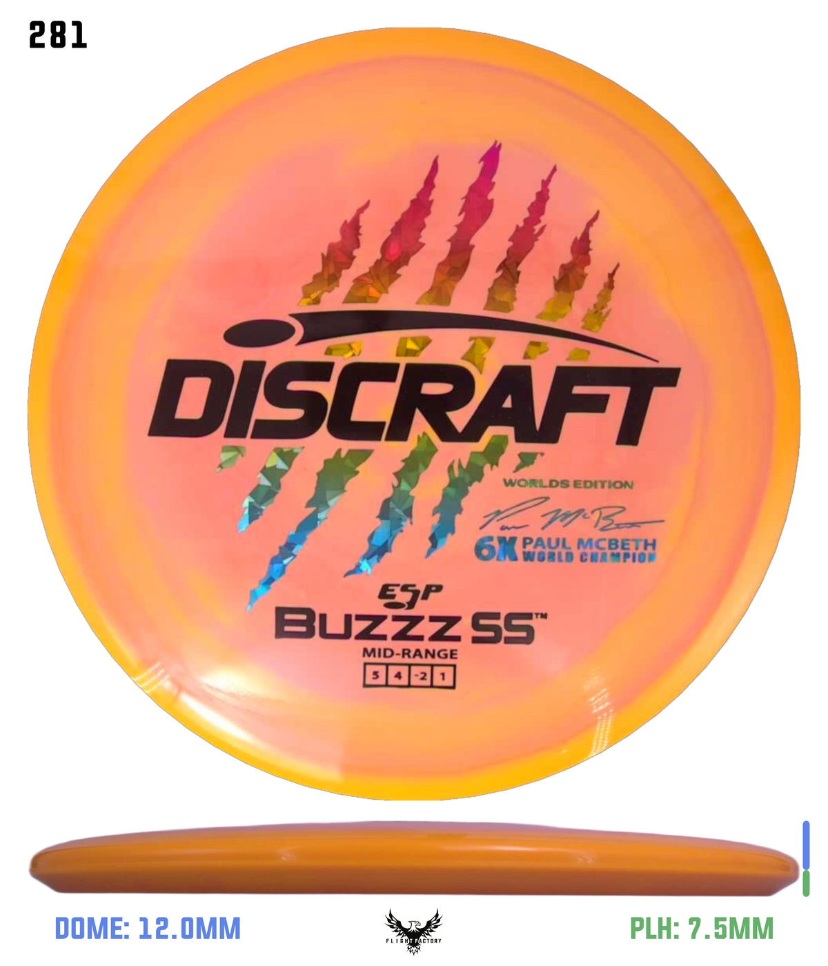 Discraft Paul McBeth 6 Claw ESP Buzzz SS - 2026 Worlds Edition (Page 2)