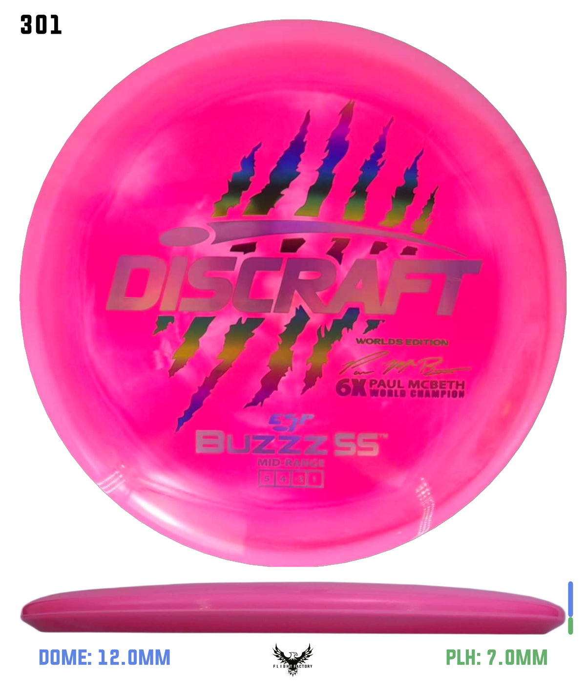 Discraft Paul McBeth 6 Claw ESP Buzzz SS - 2026 Worlds Edition (Page 2)