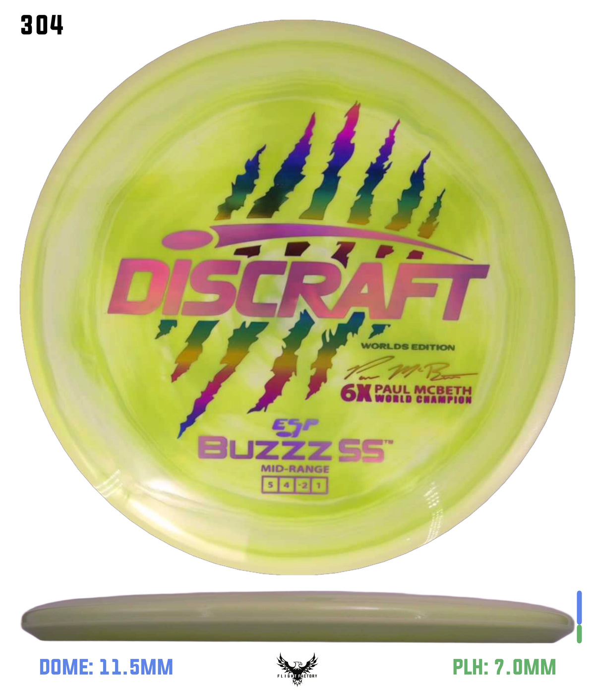 Discraft Paul McBeth 6 Claw ESP Buzzz SS - 2026 Worlds Edition (Page 2)