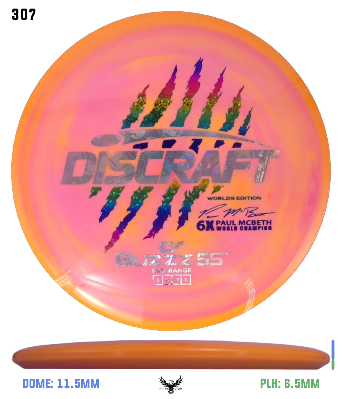Discraft Paul McBeth 6 Claw ESP Buzzz SS - 2026 Worlds Edition (Page 2)